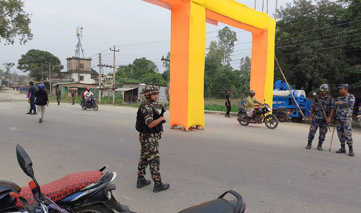 सुनसरी हरिनगर वडानं. २ मा हिंसात्मक झडप, सुरक्षा व्यवस्था कडा बनाइएको