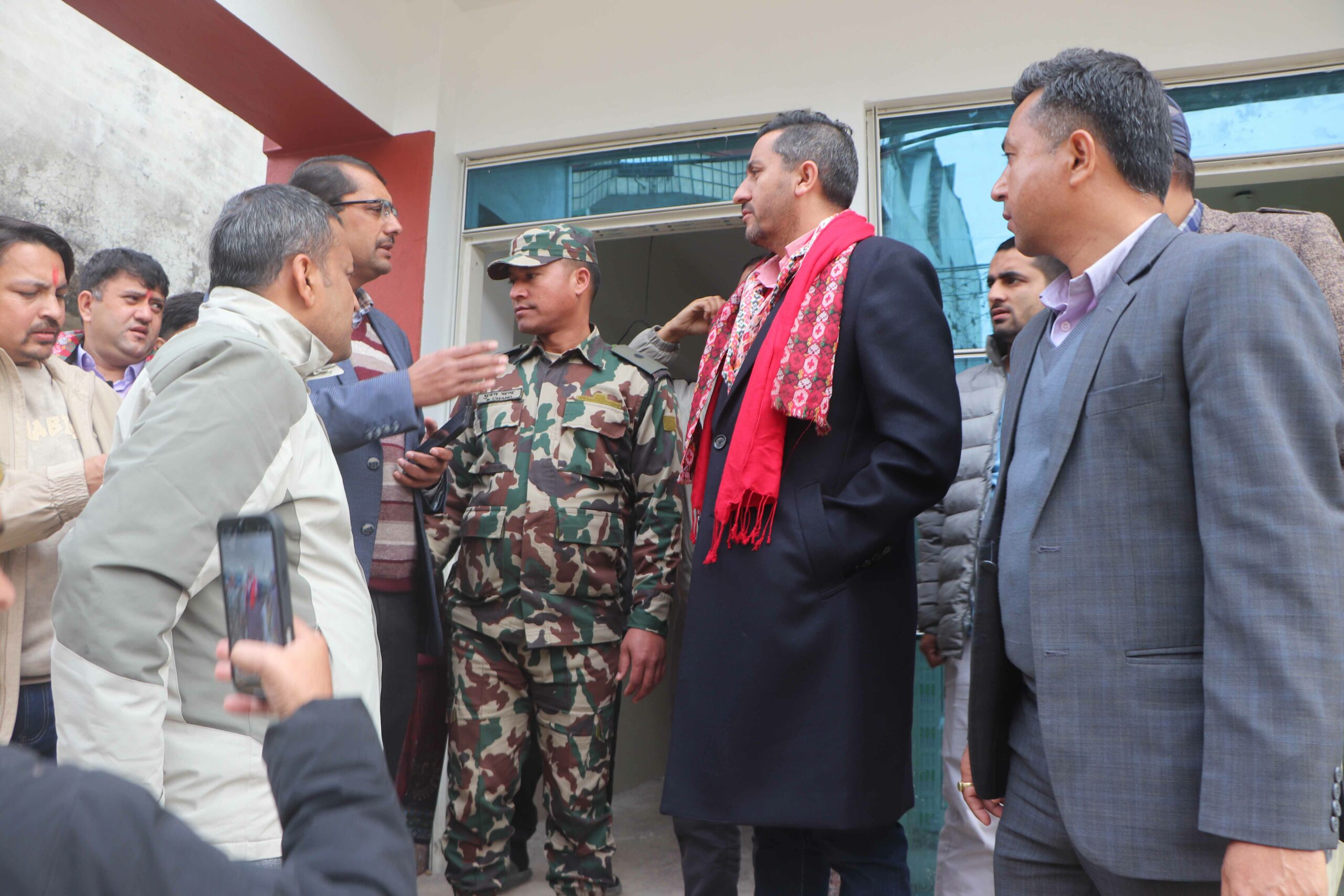 राससको केन्द्रीय तालिम केन्द्रको निर्माण अन्तिम चरणमा, सञ्चारमन्त्री खरेलले अवलोकन गरे