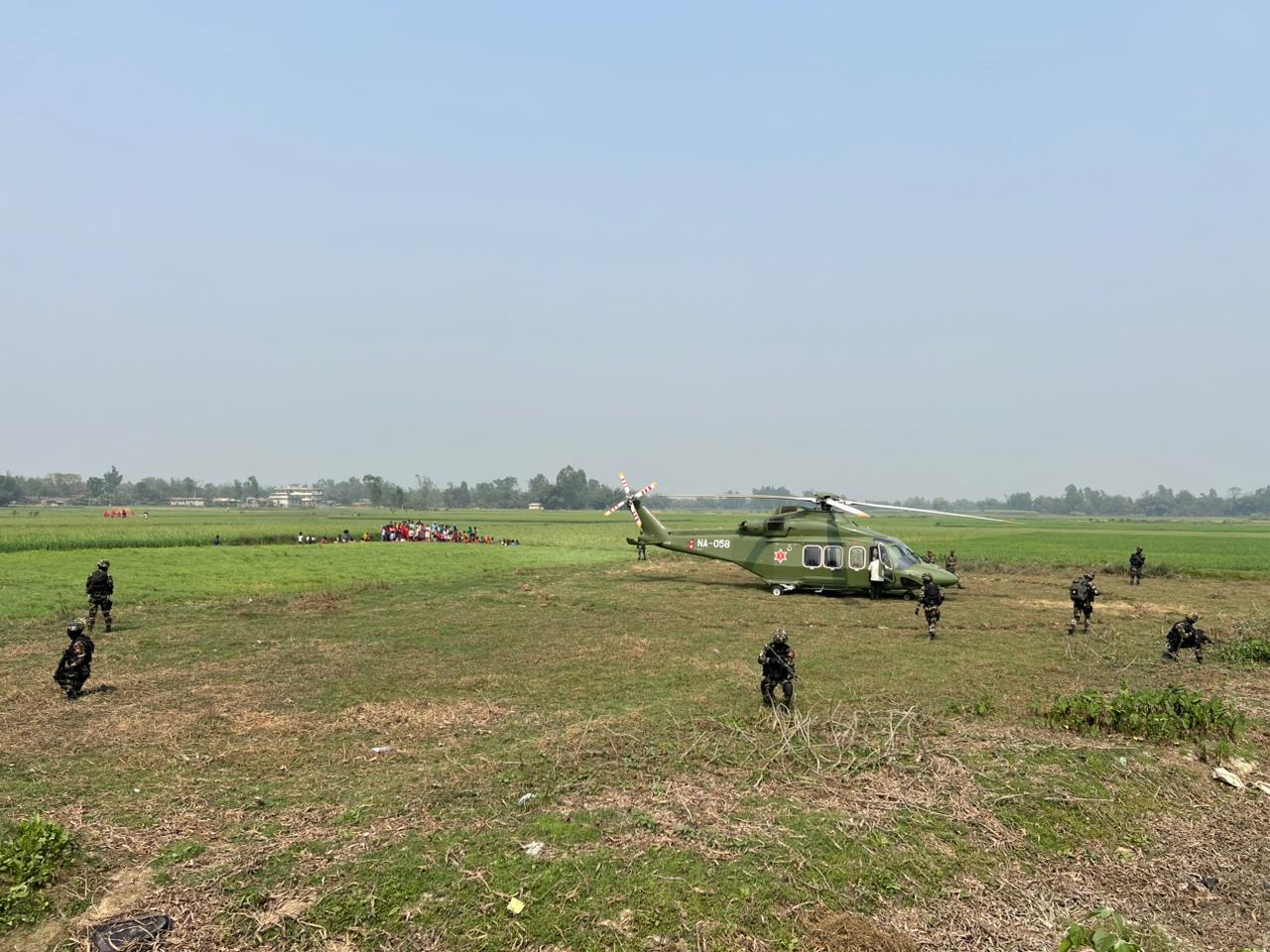 रौतहटमा निर्वाचन सुरक्षा कडा, हवाई गस्ती समेत १० हजार भन्दा बढी सुरक्षाकर्मी परिचालन