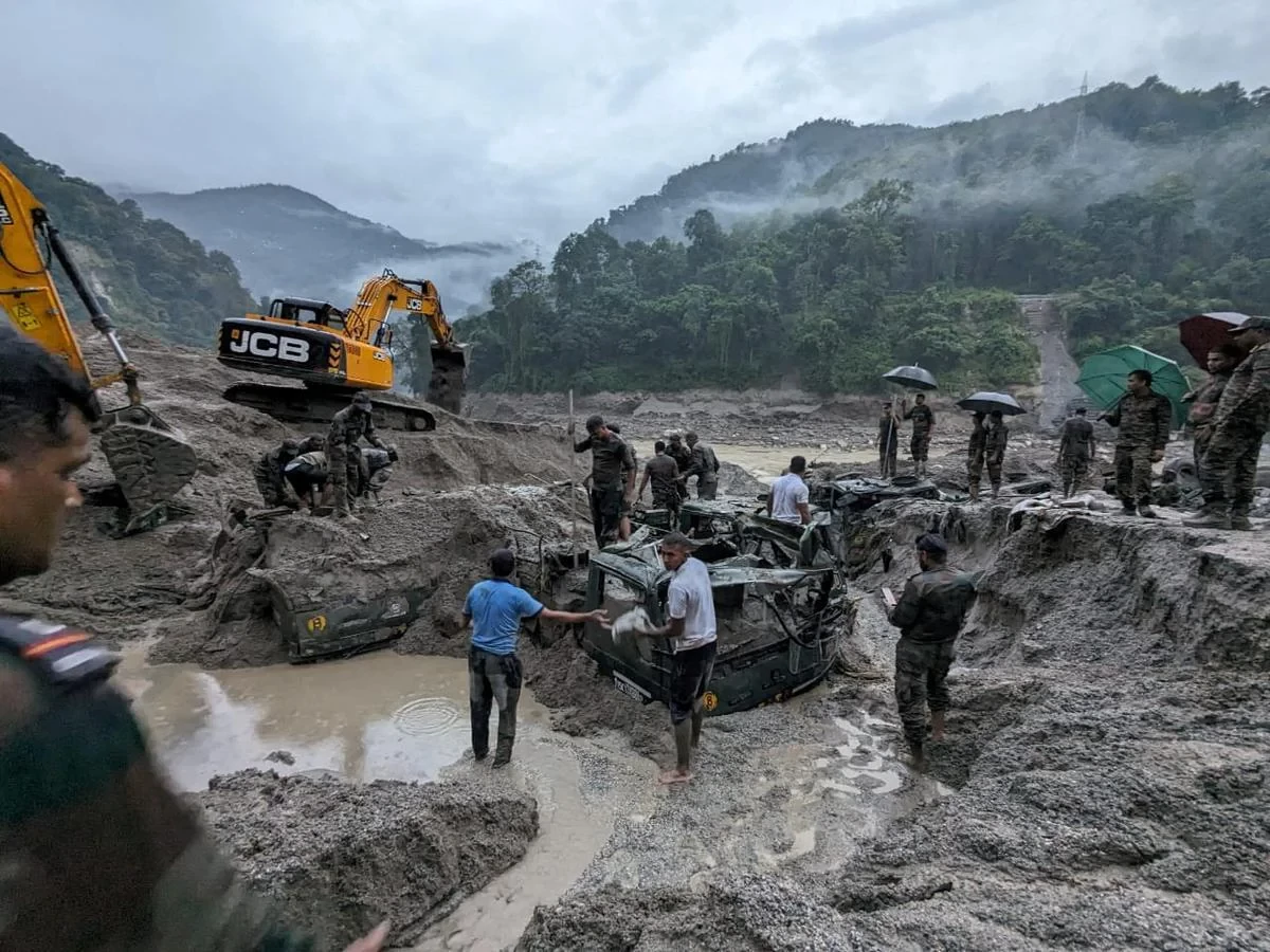 सिक्किमको नामचीमा पहिरोले दुर्घटना, ८ जनाको मृत्यु, १९ जना थुनिएको आशंका