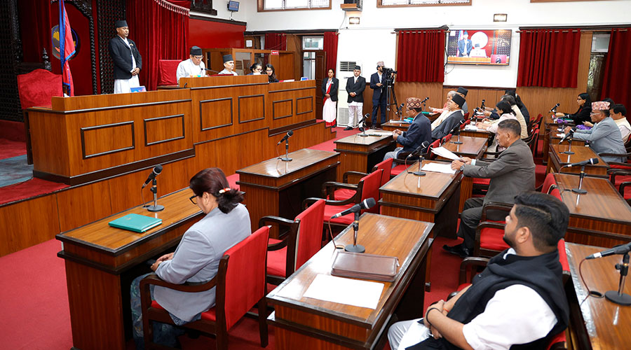 राष्ट्रिय सभामा सरकारको कार्यशैलीप्रति सांसदहरूको असन्तुष्टि